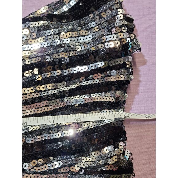 boohoo Plus Stripe Sequin Flare Trousers NWT - Picture 12 of 12